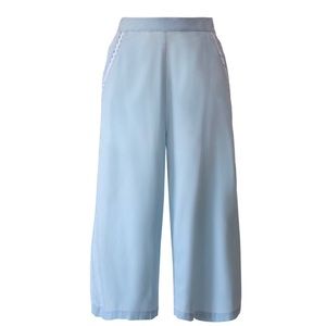Bcbg Cotton wide leg culotte pants